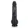 Dilda a vibrátory XXL - RealRock Extra Large dildo s varlaty 38 cm - černé - REA165BLK