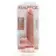 Dilda a vibrátory XXL - RealRock Extra Large dildo s varlaty 38 cm - tělové - REA165FLE