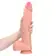 Dilda a vibrátory XXL - RealRock Extra Large dildo s varlaty 38 cm - tělové - REA165FLE