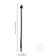 Anální kolíky s ocasem - OUCH! Devil's Tail silikonový anální kolík s ocasem - shmOU928BLK