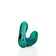 Vibrátory na prostatu - OUCH! Beaded stimulátor prostaty - Metallic Green - shmOU907MGR