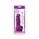 Dilda s přísavkou - Colours Pleasures dildo - fialové - s18136purple