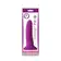 Dilda s přísavkou - Colours Pleasures Thin dildo - fialové - s18911purple