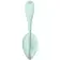 Tipy na valentýnské dárky pro páry - Satisfyer Smooth Petal vibrační vajíčko - zelené - sat4002736