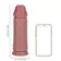 Dilda a vibrátory XXL - RealRock Extra Thick dildo 25,4 cm - tělové - REA174FLE