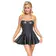 Erotické šaty - Cottelli Party Korzetové šaty - černé - 27189101041 - L