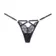 Erotická tanga - Allure Do Not Disturb tanga - černá - shmA1144B-OS