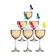 Erotické srandičky - Super Fun Penis Cocktail Markers 6 ks - shmCP-1123