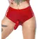 Kalhotky s dildem - LateX Latexové kalhotky s dildem - červené - 29503243041 - L