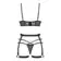 Erotické kalhotky - Obsessive Blomentis 3dílný set - černý - 22154461121 - M/L