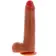 Dilda s přísavkou - ToyJoy Get Real Silicone Foreskin Dildo 23 cm - s11205