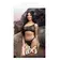 Erotické komplety - Vibex Bad Bitch Set podprsenka a tanga - černá - 76AF975BLKML - M/L