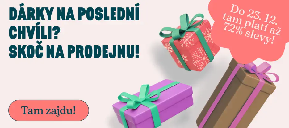 Skoč pro dárky na prodejnu!