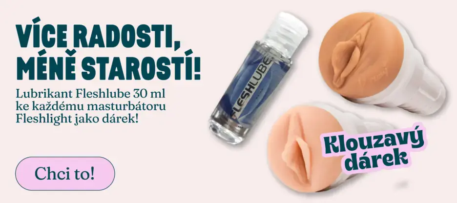 🎁 DÁREK! GEL k masturbátorům Fleshlight.